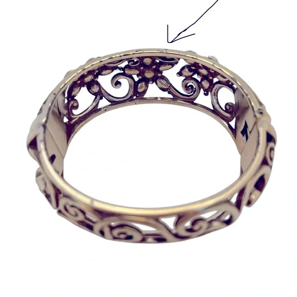 Brighton Garden of Dreams crystal heart pendant necklace and bracelet; retired - Picture 9 of 9